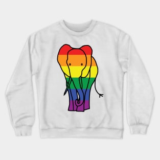 Pride Elephant Crewneck Sweatshirt